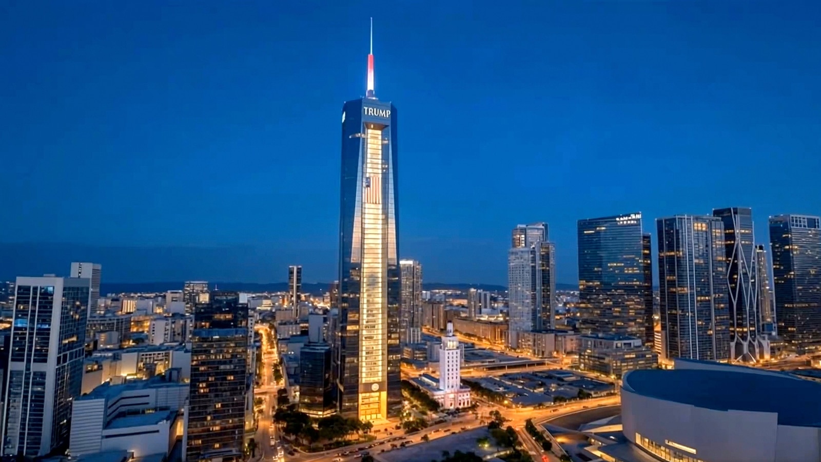 Trump revela planes para la biblioteca presidencial, incluido el avión Air Force One y una réplica de la Oficina Oval