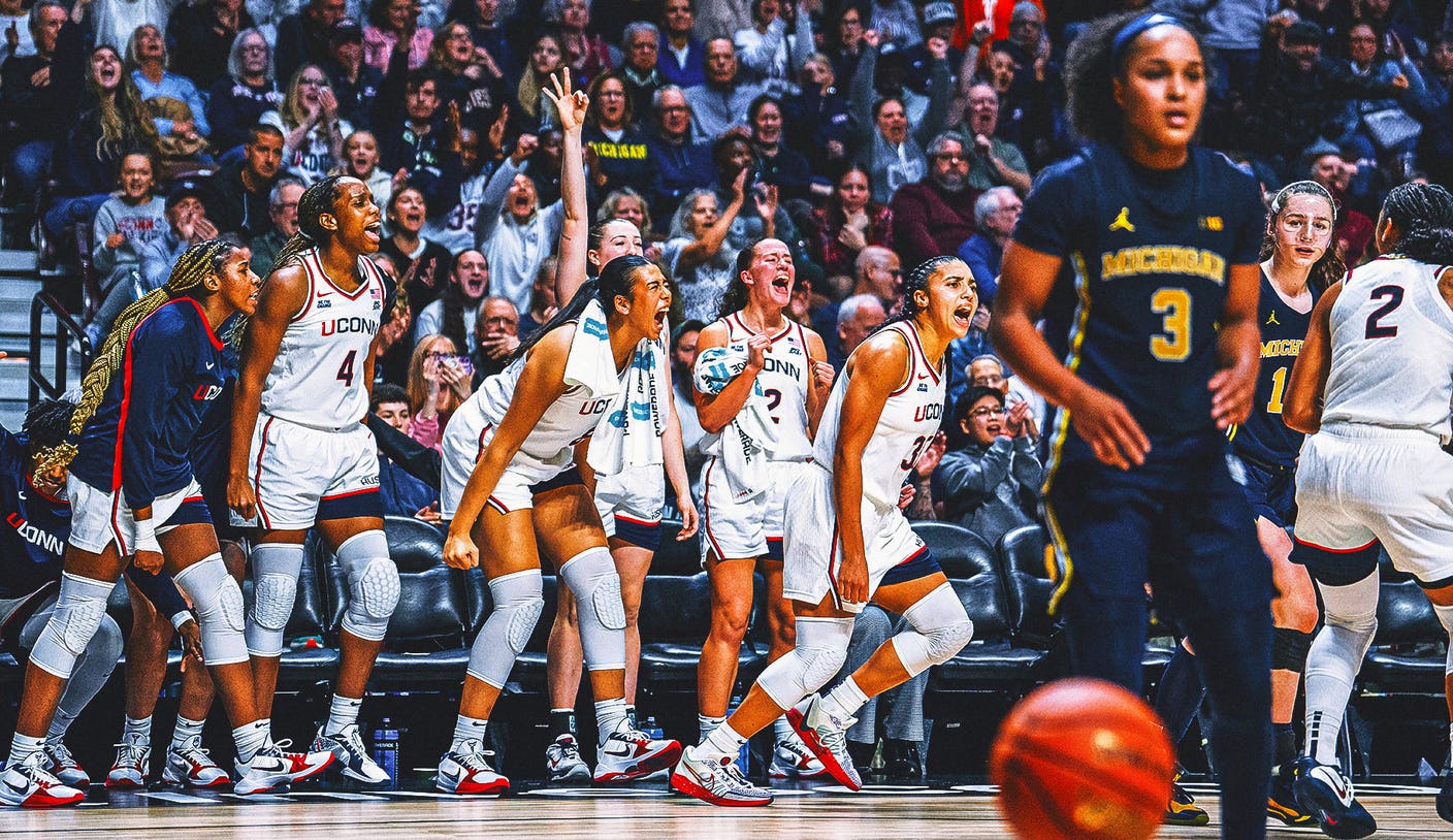 Azzi Fudd realiza el mejor esfuerzo de la temporada para ayudar al No. 1 UConn a derrotar al No. 6 Michigan