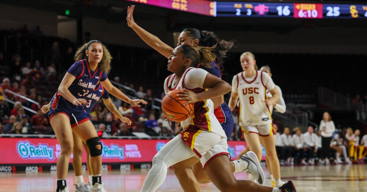 El baloncesto de la USC aplasta a Saint Mary’s antes del primer partido del Big Ten