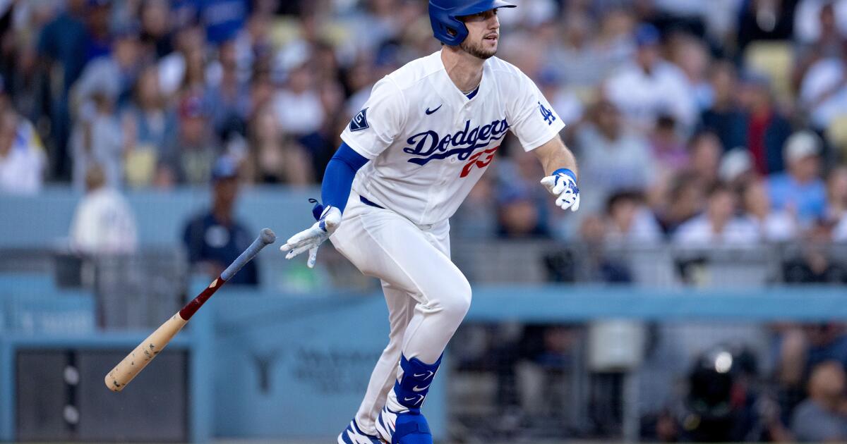 Kyle Tucker de los Dodgers (espasmos en la espalda), juego titular de Dalton Rushing