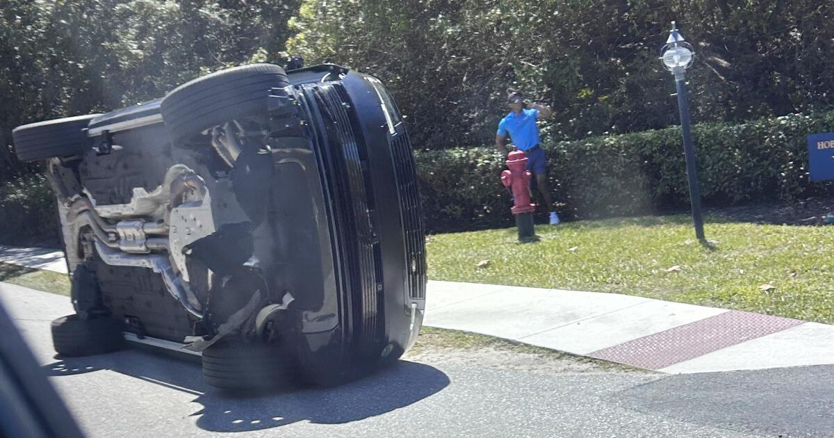 Tiger Woods arrestado por conducir bajo los efectos del alcohol después de un accidente en Florida