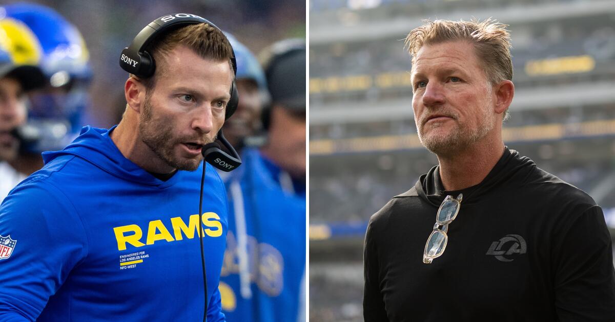 Los Rams firman a Sean McVay y Les Snead para extensiones de contrato
