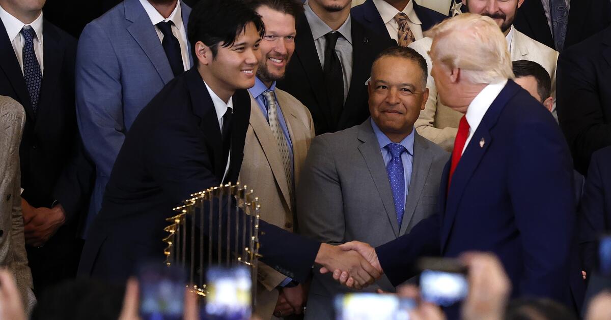 Cartas: La visita planificada a la Casa Blanca ha causado confusión entre los fanáticos de los Dodgers