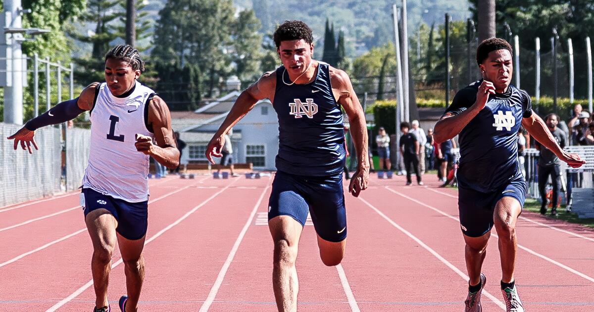 Zion Phelps de Loyola demuestra que es el más rápido en la Mission League
