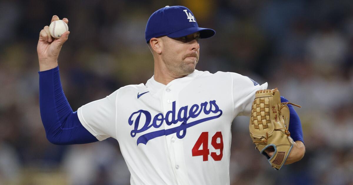 Los Dodgers colocan al relevista Blake Treinen en la lista de reservas lesionados