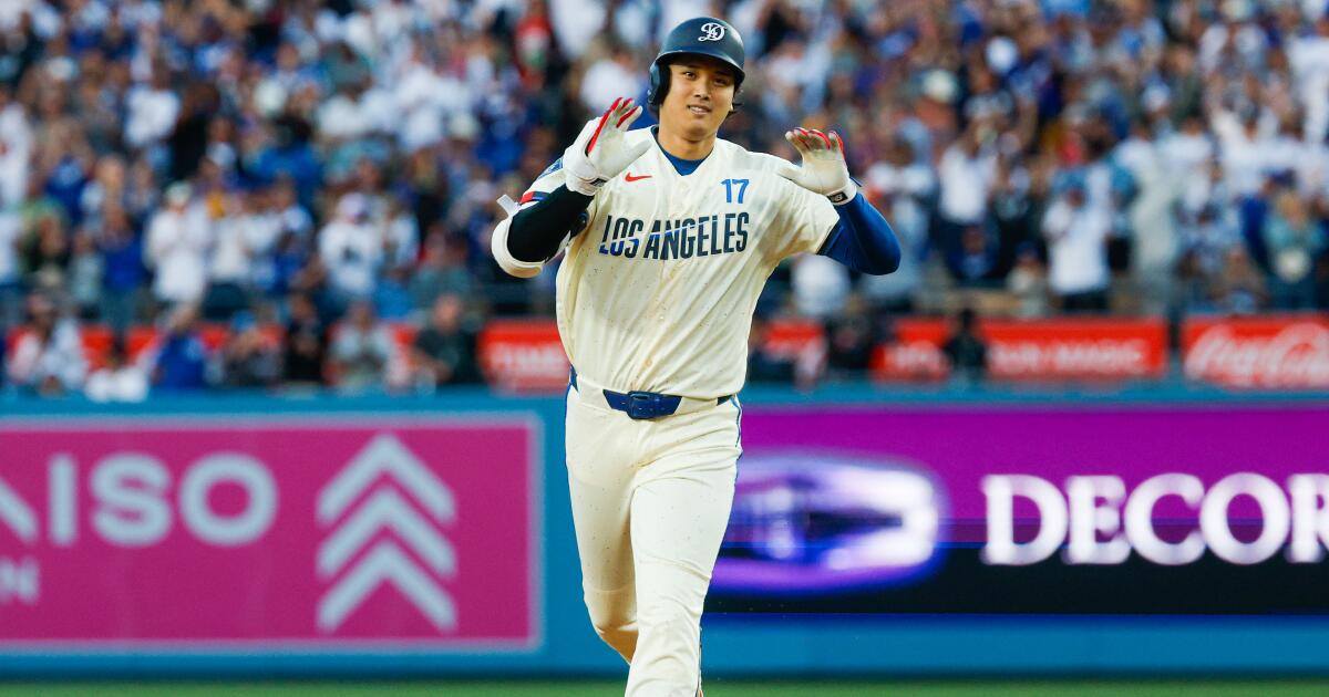Los Dodgers anotan 9 primero, luego Yoshinobu Yamamoto detiene a los Angelinos