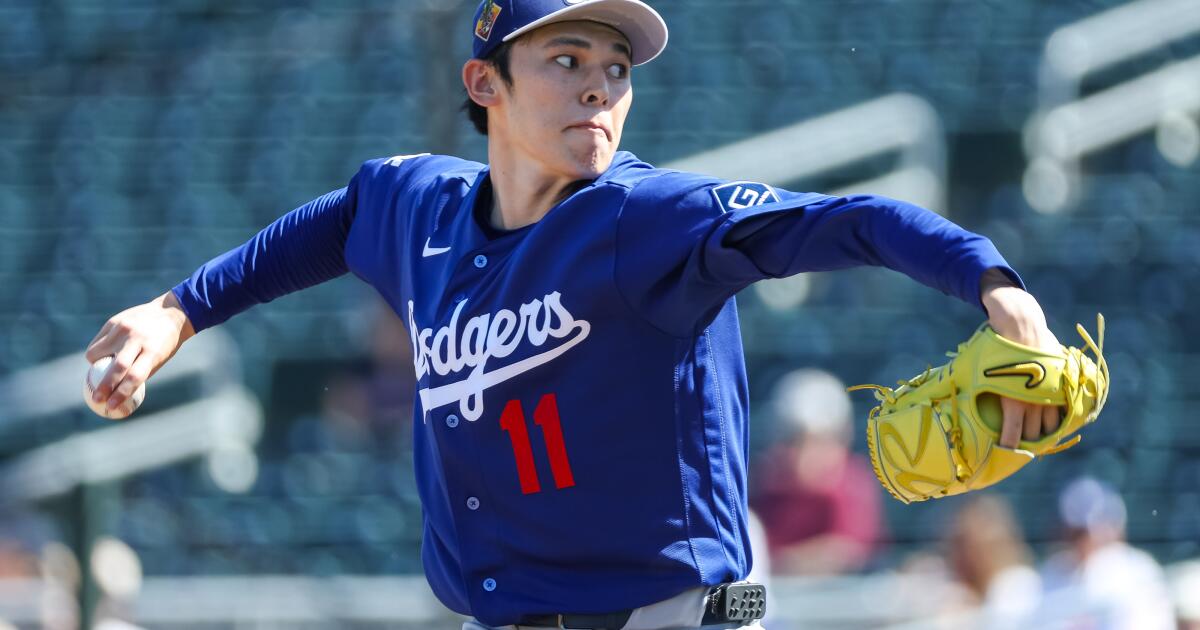 Cómo lució Roki Sasaki de los Dodgers en su segunda apertura en la Liga del Cactus