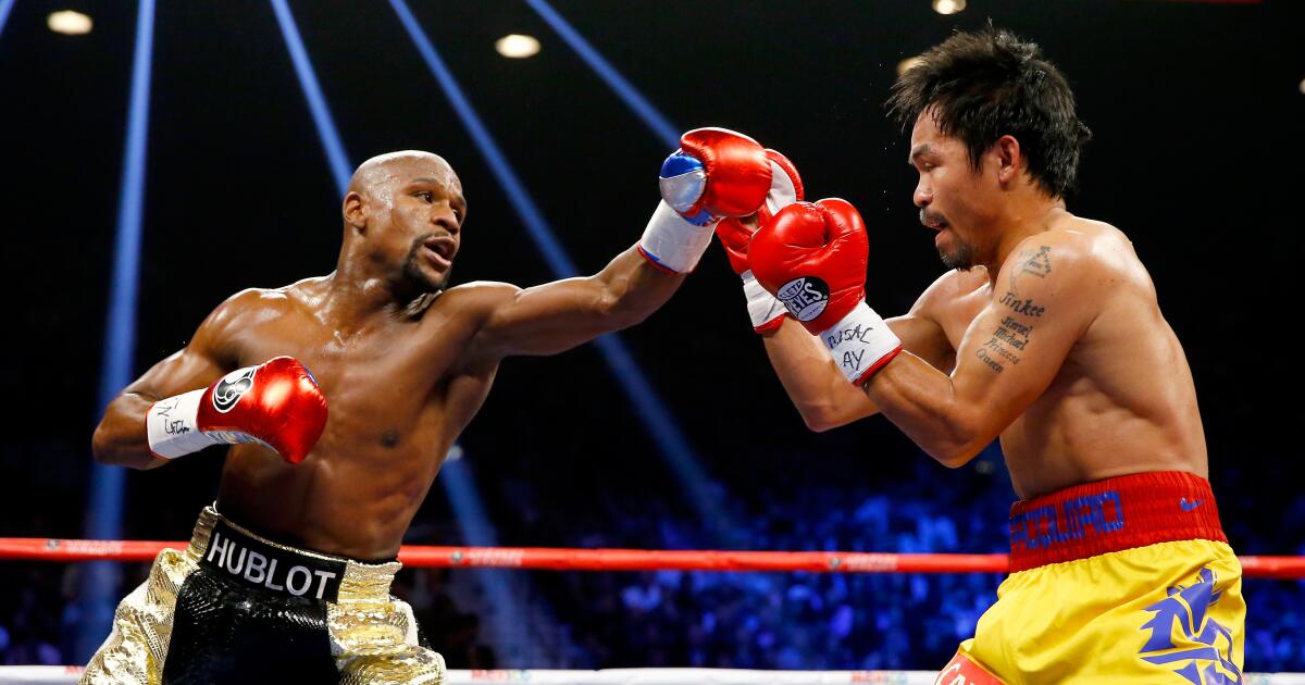 Floyd Mayweather Jr. y Manny Pacquiao anuncian revancha en septiembre