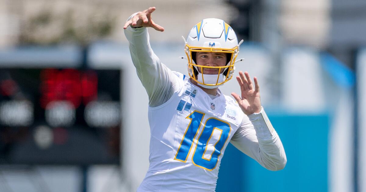 Campamento de entrenamiento de los Chargers: ¿Justin Herbert está listo para alcanzar su potencial?