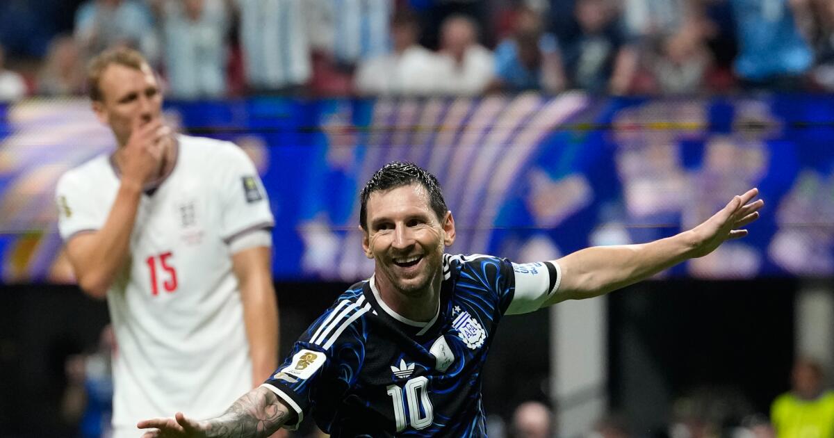 Lionel Messi y Argentina logran la victoria en semifinales sobre Inglaterra