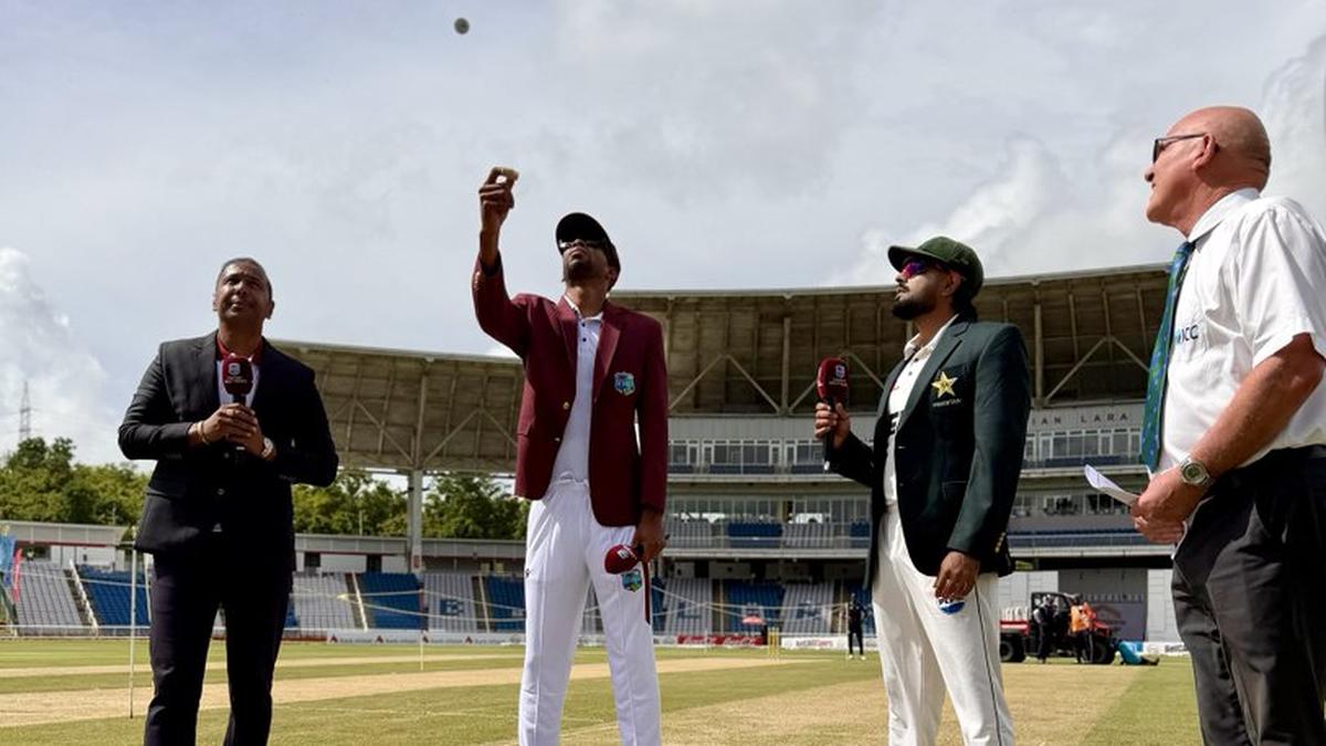 WI vs PAK, 1er día de prueba, 1. Resultado en vivo: Almuerzo interrumpido por la lluvia; Indias Occidentales 23/1 (14,1)