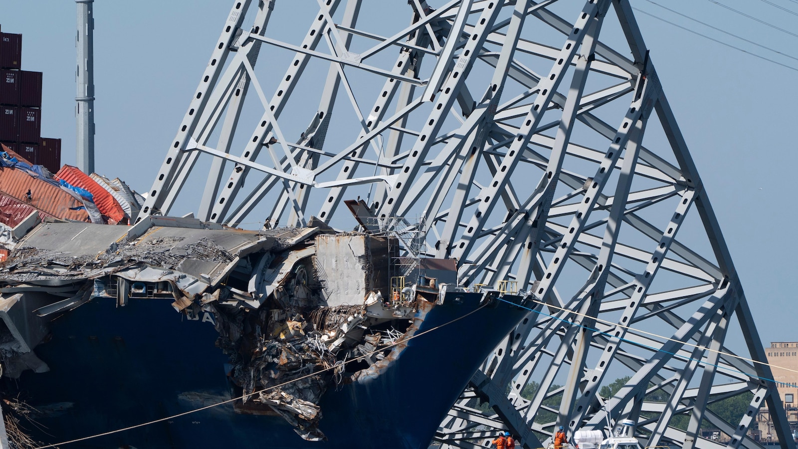 Maryland llega a un acuerdo con el propietario y operador del barco que se estrelló en el puente