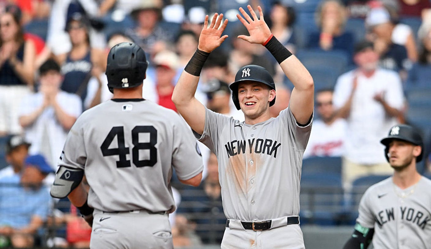 Los Yankees vencieron a los Guardianes en extras por segunda victoria consecutiva sin Aaron Judge